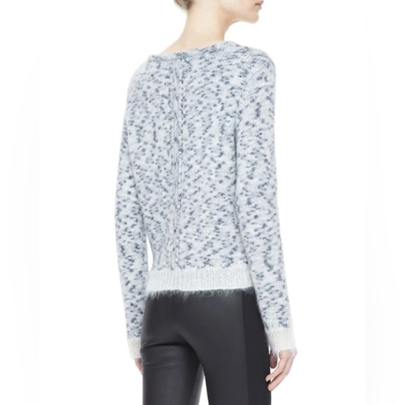 Rag & Bone Jayda Knit Pullover Sweater. Patterned knit, contrast hem&cuffs L NWT - Picture 2 of 6